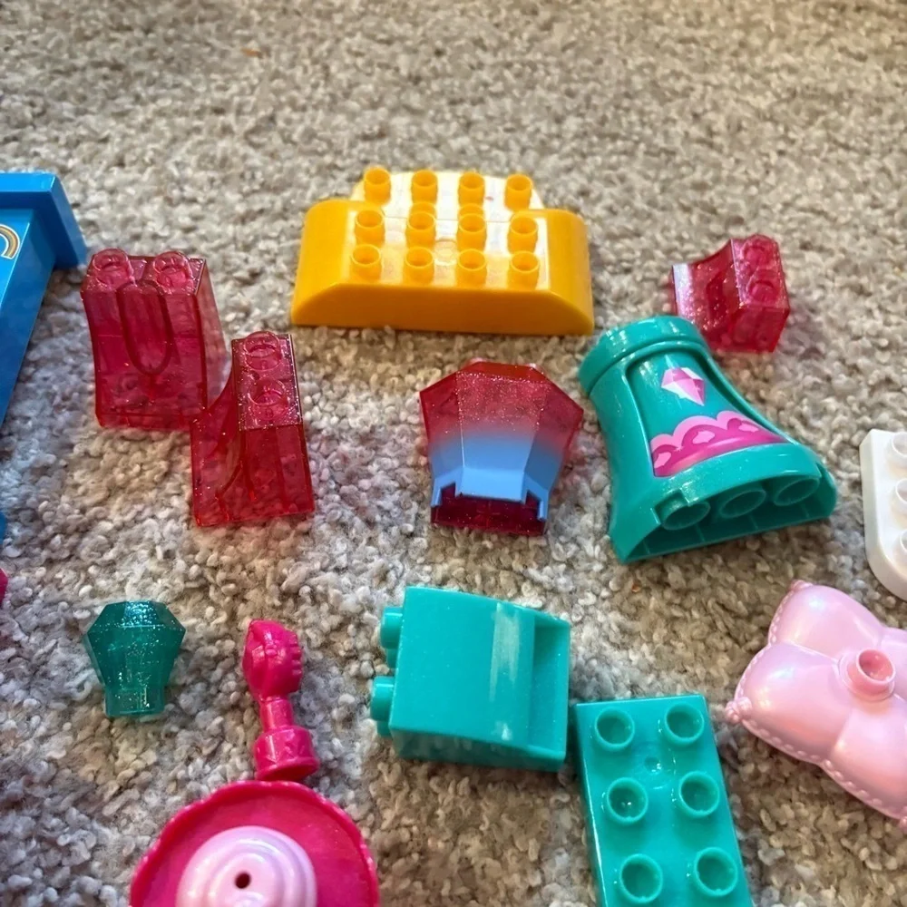 Shimmer and Shine Building Set Megabloks Nickelodeon Blocks Toys Pink Blue